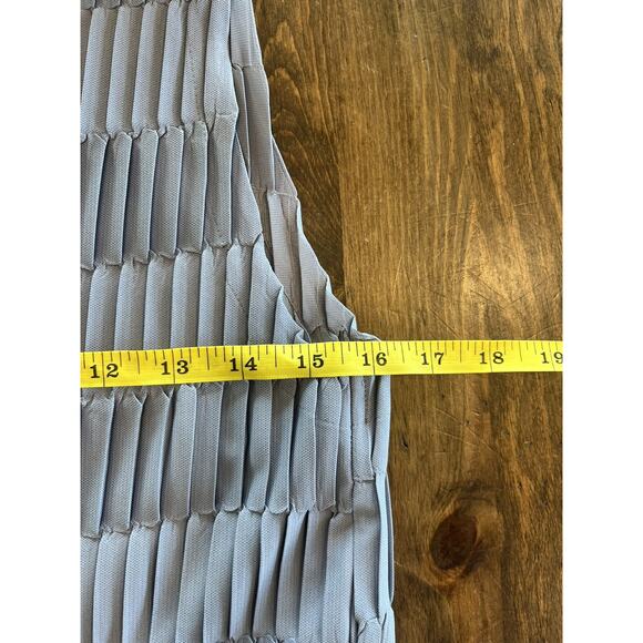 Issey Miyake Gray Dress/ Womens size 2 / Sleeveless Dress With Jacket/ Pleated - Picture 7 of 12